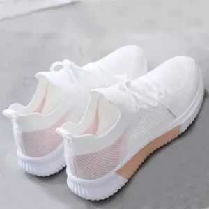 Nastyafashion Women Fashion Color Blocking Breathable Sneakers