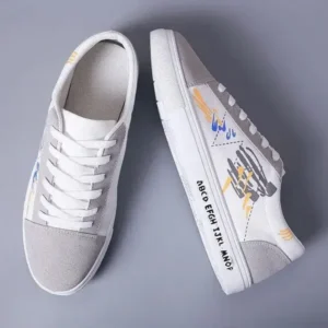 Nastyafashion Men Casual Breathable Canvas Shoes