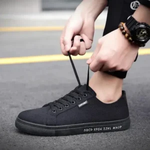 Nastyafashion Men Casual Canvas Breathable Shoes