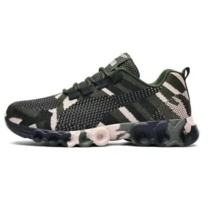 Nastyafashion Couple Casual Camouflage Pattern Lace Up Design Breathable Sneakers