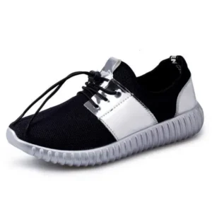 Nastyafashion Men Casual Color Matching Mesh Breathable Wear-Resistant Sports Shoes