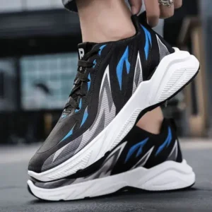 Nastyafashion Men Fashion Color Matching Breathable Running Sneakers