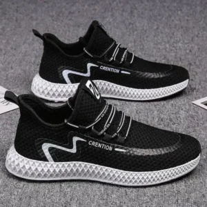 Nastyafashion Men'S Casual Mesh Breathable Low Top Sneakers