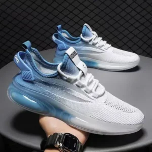 Nastyafashion Men'S Fashion Jelly Bottom Mesh Breathable Sneakers