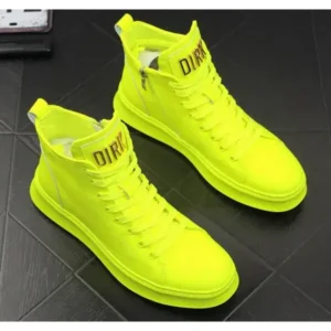 Nastyafashion Men'S Fashion Bright Color High-Top Sneakers