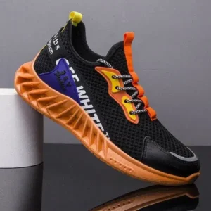 Nastyafashion Men'S Fashion Breathable Color Block Air Cushion Sneakers