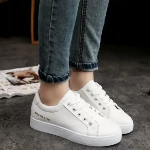 Nastyafashion Summer Women Fashion Casual Solid Color Thick-Soled Canvas Sneakers