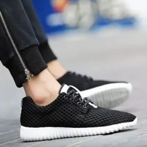 Nastyafashion Men Fashion Breathable Mesh Lightweight Sneakers